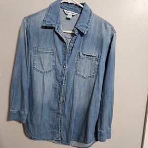 Jean button up
